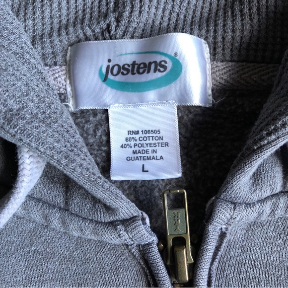 JOSTENS Senior 12 Full Zip Hoodie Jacket Distressed Large Gray Women’s - Picture 2 of 16